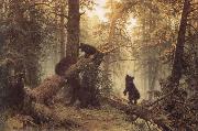 Ivan Shishkin Morning in a Pine Forest France oil painting artist